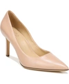 Naturalizer Jayla-pump Mid-heel Square Toe Pumps In Nude Leather