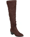 Journee Collection Women's Zivia Extra Wide Calf Boots In Brown