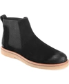 Thomas & Vine Thomas And Vine Cedric Plain Toe Chelsea Boot In Black