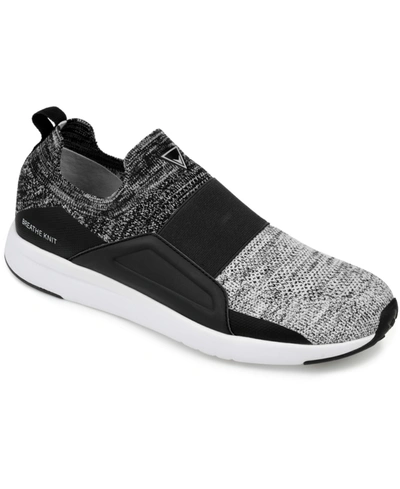 Vance Co. Cannon Mens Knit Comfort Insole Casual And Fashion Sneakers In Black