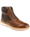 Vance Co. Vance Co . Harlan Wingtip Ankle Boot In Brown