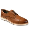 Thomas & Vine Fremont Mens Genuine Leather Leather Derby Shoes In Cognac