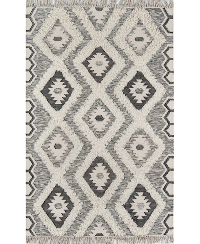 Novogratz Collection Novogratz Indio Ind-5 Black 5' X 7' Area Rug