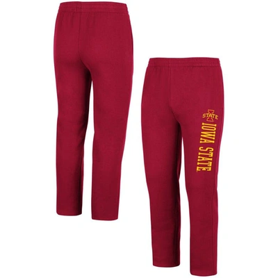 Colosseum Cardinal Iowa State Cyclones Fleece Trousers