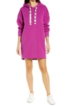 Ugg Aderlyn Fleece Lounge Hoodie Dress In Wild Violet