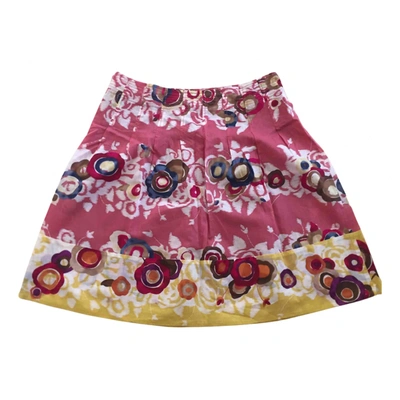 Pre-owned Max Azria Skirt In Multicolour