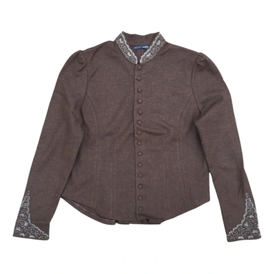 Pre-owned Ralph Lauren Wool Jacket In Brown
