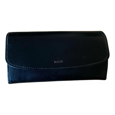 Pre-owned Ba&sh Leather Wallet In Black