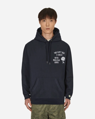 Mr Green Nuclear Arms Hooded Sweatshirt In Navy