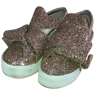 Pre-owned N°21 Glitter Trainers In Multicolour
