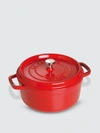 Staub 4-qt Round Cocotte In Cherry