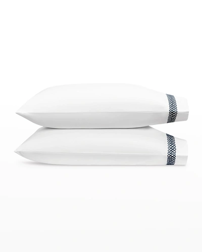 MATOUK ASTOR BRAID PILLOWCASES, PAIR, STANDARD