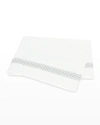Matouk Astor Braid King Flat Sheet In Silver
