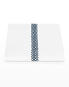 Matouk Astor Braid King Duvet Cover In Sky