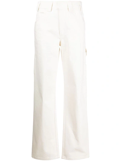 Alexander Wang Carpenter Flared Trousers In White