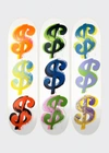 The Skateroom Dollar Sign 9 By Andy Warhol Skateboard Wall Art, Set Of 3