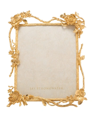 Jay Strongwater Floral Branch Picture Frame, 8" X 10"
