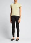 Theory Tiny Tee 2 Nebulous Organic Cotton Top In Mint