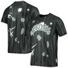 FISLL FISLL BLACK BROOKLYN NETS STRIPED SPLATTER T-SHIRT