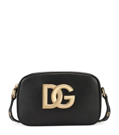 Dolce & Gabbana Leather Dg Logo Cross-body Bag In Multi