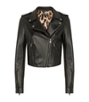 DOLCE & GABBANA LEATHER BIKER JACKET