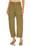 Nili Lotan Shon Pant In Uniform Green