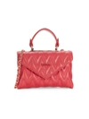 VALENTINO BY MARIO VALENTINO WOMEN'S LYNND QUILTED LEATHER SHOULDER BAG