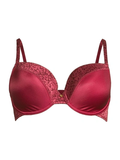 Le Mystere Safari Smoother T-shirt Bra In Garnet