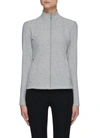 Beyond Yoga On The Go' Mock Neck Jacket In Grey