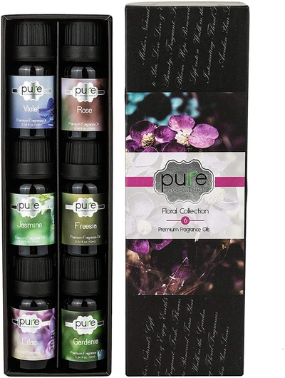 Pure Parker Premium Grade Floral Fragrance Oil 6pc Set