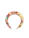 La Doublej Rapunzel Floral Print Headband In Multicolor
