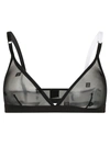Givenchy 4g Jacquard Mesh Triangle Bra In Black
