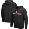 Colosseum Black Texas State Bobcats Lantern Pullover Hoodie In Black