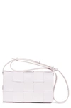 Bottega Veneta Intrecciato Leather Crossbody Bag In Bliss