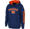 Colosseum Women's  Navy Auburn Tigers Loud And Proud Pullover Hoodie In Navy