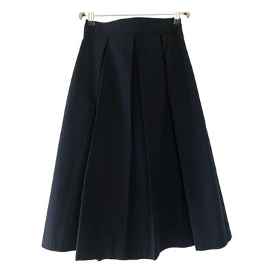 Pre-owned Patrizia Pepe Mid-length Skirt In Navy