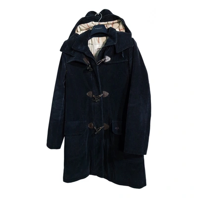 Pre-owned Burberry Dufflecoat In Navy