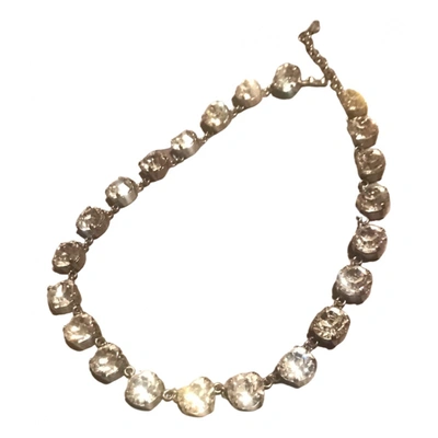 Pre-owned Balenciaga Necklace In Silver