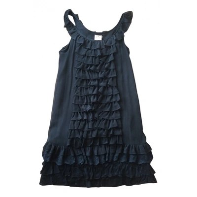 Pre-owned Juicy Couture Silk Dress In Black
