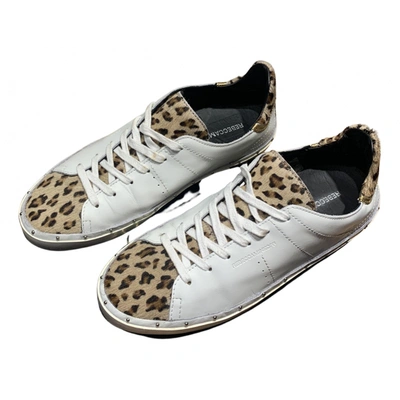 Pre-owned Rebecca Minkoff Leather Trainers In White