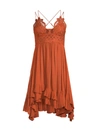 Free People Adella Slip Dress In Ochre