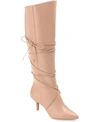 Journee Collection Collection Women's Tru Comfort Foam Wide Calf Kaavia Boot In Nude