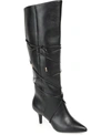 Journee Collection Women's Kaavia Extra Wide Calf Boot Women's Shoes In Black