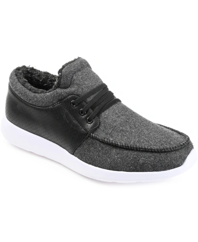 Vance Co. Men's Ashburn Moccasin Slippers Men's Shoes In Grey