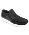 Vance Co. Men's Ashburn Moccasin Slippers In Black