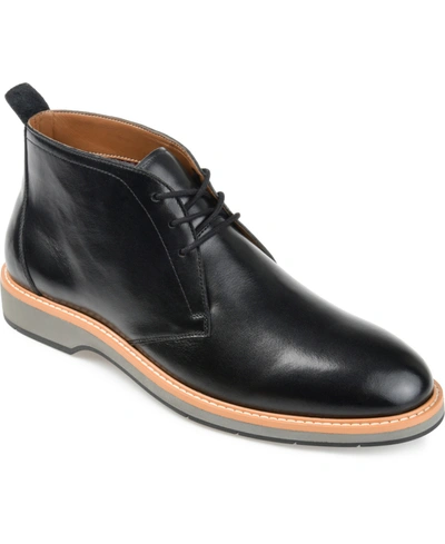 Thomas & Vine Men's Booker Plain Toe Chukka Boot In Black