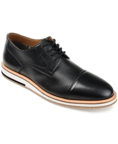 Thomas & Vine Men's Hartley Cap Toe Derby Shoe In Black