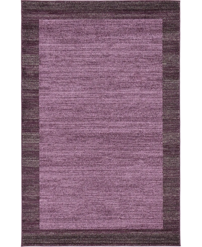 Bayshore Home Lyon Lyo4 5' X 8' Area Rug In Violet
