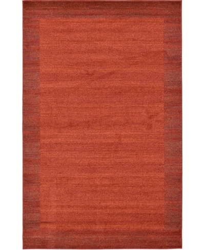 Bayshore Home Lyon Lyo4 5' X 8' Area Rug In Terracotta