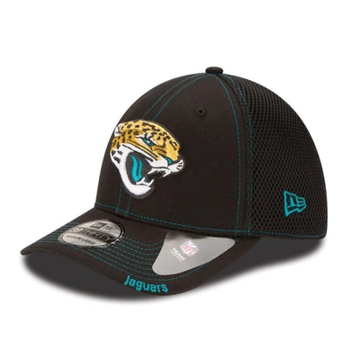 New Era Men's Black Jacksonville Jaguars Neo 39thirty Flex Hat